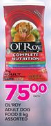Ol’Roy Adult Dog Food-8kg EachOl’Roy Adult Dog Food-8kg Each
