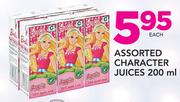 Character Juices-200ml Each