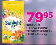 Sunlight Hand Washing Powder Regular Flexi Bag-5kg