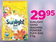 Sunlight Hand Washing Powder Regular Flexi Bag-2kg