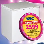KIC 210Ltr Chest Freezer White KCG 210 1