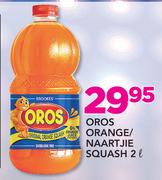 Oros Orange/Naartjie Squash-2Ltr