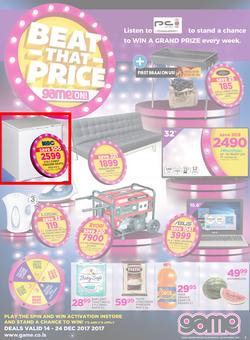 Game Lesotho : Beat that Price (14 Dec - 24 Dec 2017), page 1
