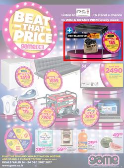 Game Lesotho : Beat that Price (14 Dec - 24 Dec 2017), page 1
