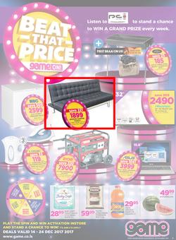 Game Lesotho : Beat that Price (14 Dec - 24 Dec 2017), page 1