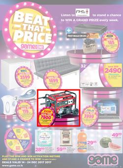 Game Lesotho : Beat that Price (14 Dec - 24 Dec 2017), page 1
