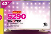 Sinotec 43" UHD Smart LED TV STL-43D6000UM