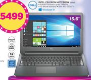 Dell 15.6" Intel Celeron Notebook 3552