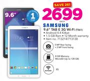 Samsung 9.6" Tab E 3G WiFi T561-Each