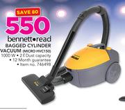 Bennett Read Bagged Cylinder Vacuum Micro HVC150