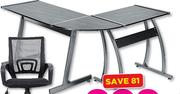 Colt Corner Desk Black