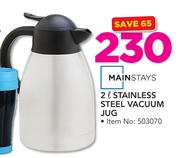 Mainstays 2Ltr Stainless Steel Vacuum Jug