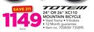 Totem 24" Or 26" XC110 Mountain Bicycle
