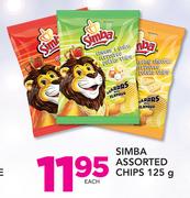 Simba Assorted Chips-125g Each