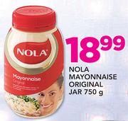 Nola Mayonnaise Original Jar-750g