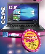 Lenovo 15.6" Intel Celeron Notebook