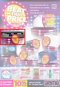 Game Tanzania : Beat that Price (14 Dec - 24 Dec 2017), page 1