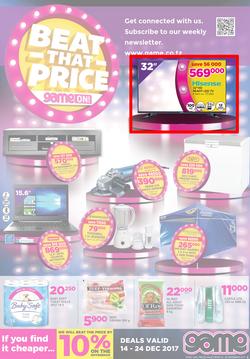 Game Tanzania : Beat that Price (14 Dec - 24 Dec 2017), page 1