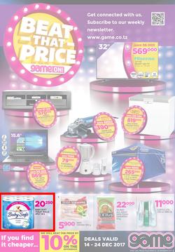 Game Tanzania : Beat that Price (14 Dec - 24 Dec 2017), page 1