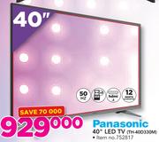 Panasonic 40" LED TV TH-40D330M