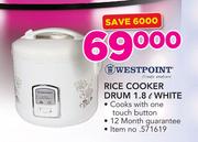 Westpoint 1.8ltr White Rice Cooker Drum