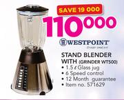 Westpoint Stand Blender With Grinder WT500
