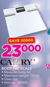 Camry Body Fat Scale