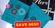 Glodina 2 Pack Hand And Bath Towel-Per Set