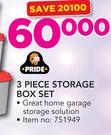 Pride 3-Piece Storage Box Set