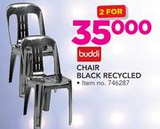 Buddi Chair Black Recycled-For 2