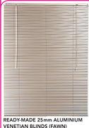 Decorland Ready-Made 25mm Aluminium Venetian Blinds (Fawn) 1000W x 1000H mm
