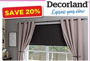 Decorland 25mm Aluminium Curtain Rods & Accessories (Black) 2m Rod