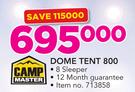 Camp Master Dome Tent 800