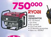 Ryobi 55KW Generator