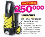 Karcher K2 High Pressure Cleaner K2 360