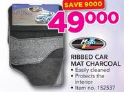 MoJo Ribbed Car Mat Charcoal