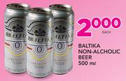 Baltika Non-Alcoholic Beer-500ml Each