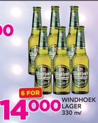 Windhoek Lager-6x330ml