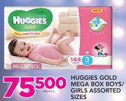 Huggies Gold Mega Box Boys/Girls Assorted-Per Pack