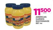American Garden Mayonnaise-887ltr Each