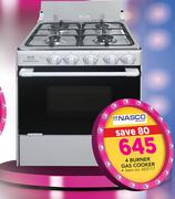 Nasco 4 Burner Gas Cooker