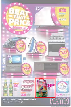 Game Ghana : Beat that Price (14 Dec - 24 Dec 2017), page 1