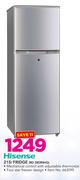 Hisense 215Ltr Fridge RD 28DR4HG