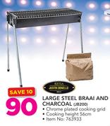 Ketia Large Steel Braai And Charcoal JB200