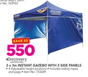 Discovery Adventures 3X3m Instant Gazebo With 2 Side Panels