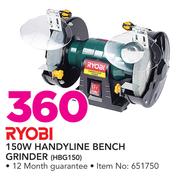 Ryobi 150W Handyline Bench Grinder HBG150