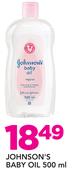Johnson's Baby Oil-500ml