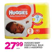 Huggies Baby Essentials Bulk Size 2 Assorted