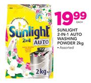 Sunlight 2-In-1 Auto Washing Powder Assorted-2Kg
