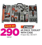Stramm 69 Piece Toolkit With Case